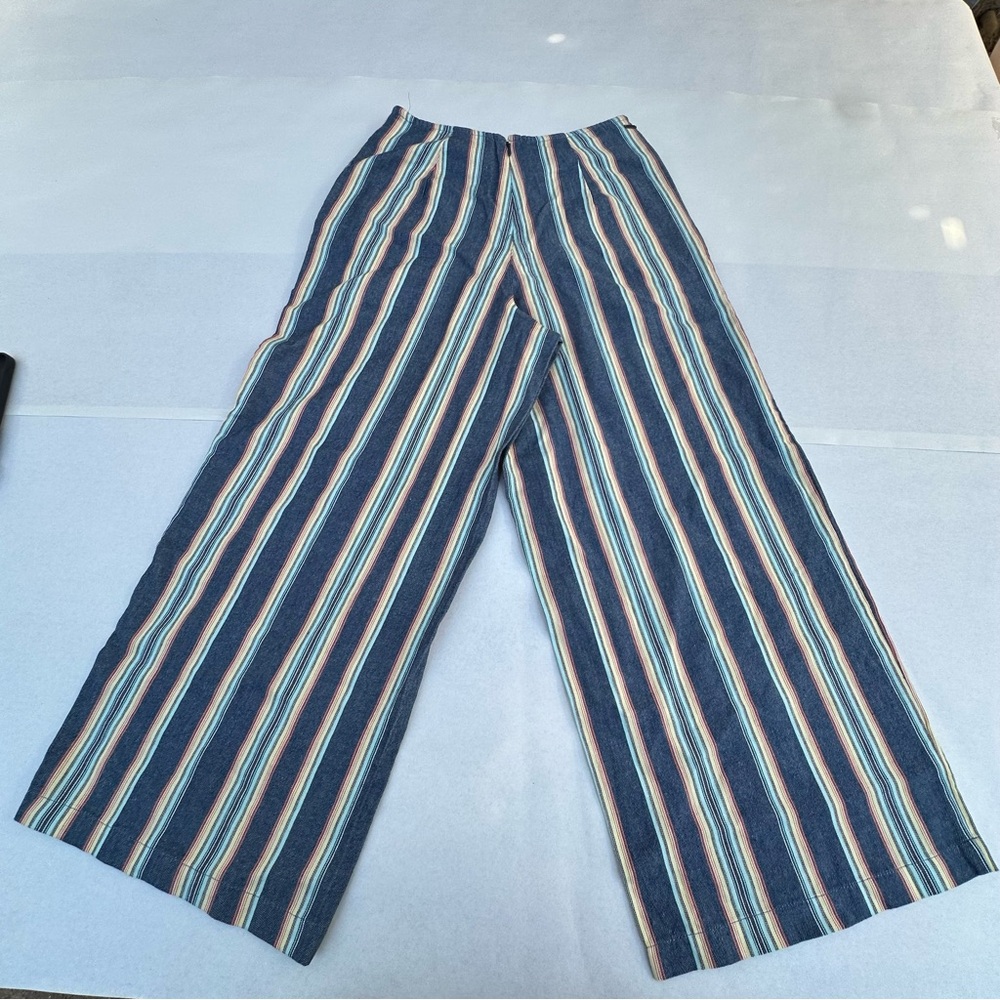 O’Neill Capri Stripped Pants Wide Leg Women’s Sz 26